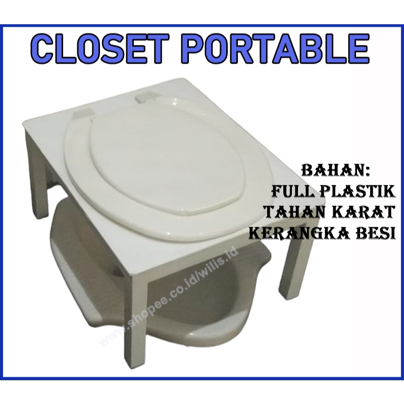 Kursi Toilet Duduk Kursi Toilet Jongkok Closet Portable Ibu Hamil