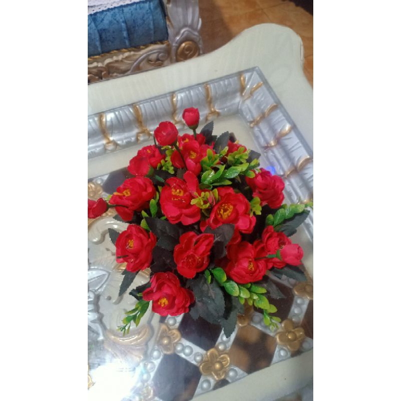 bunga hias meja , bunga meja, bunga murah, pot bunga hias, artificial