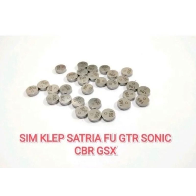 SIM KLEP UKURAN 185 200 HARGA 1PCS ORIGINAL SATRIA FU SUPRA GTR SONIC CBR GSX