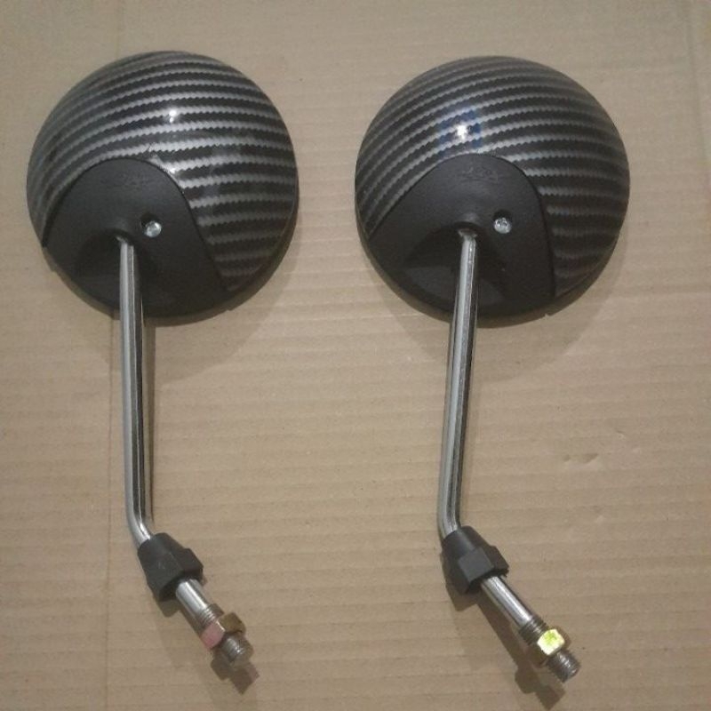 KACA SPION MOTOR MODEL CARBON HONDA BEAT VARIO SCOPY VARIASI SPION