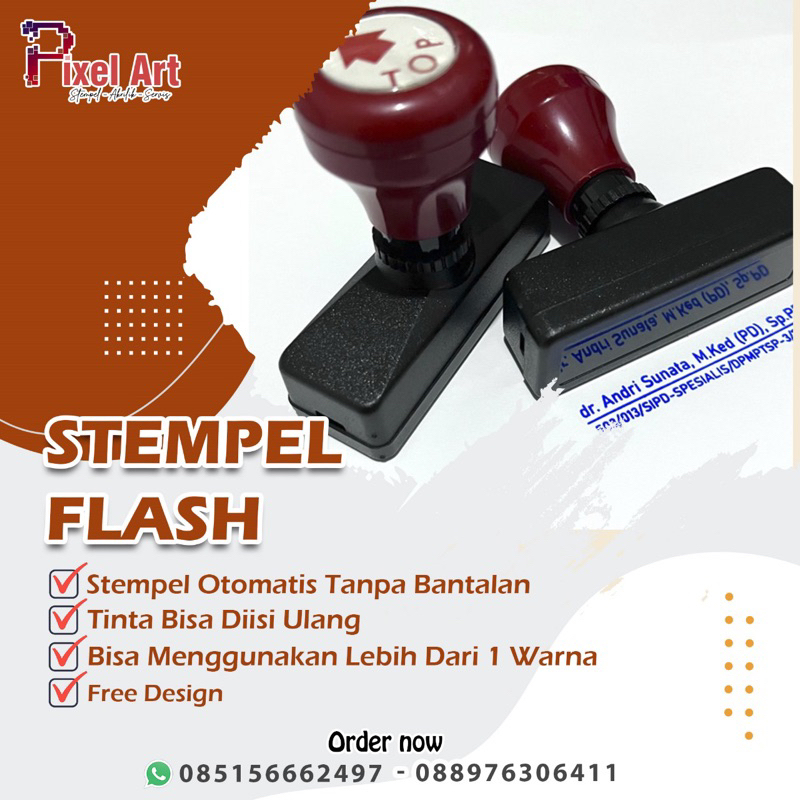 Stempel Flash | Stempel Otomatis