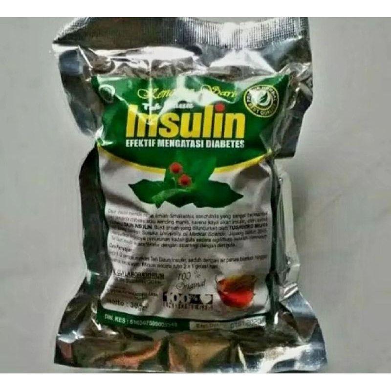 

[PAKET 5pcs] teh seduh daun insulin 30gr