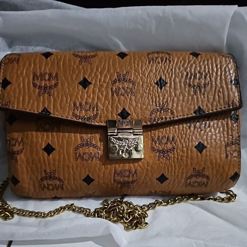 Preloved MCM Original Kulit Asli Tebal