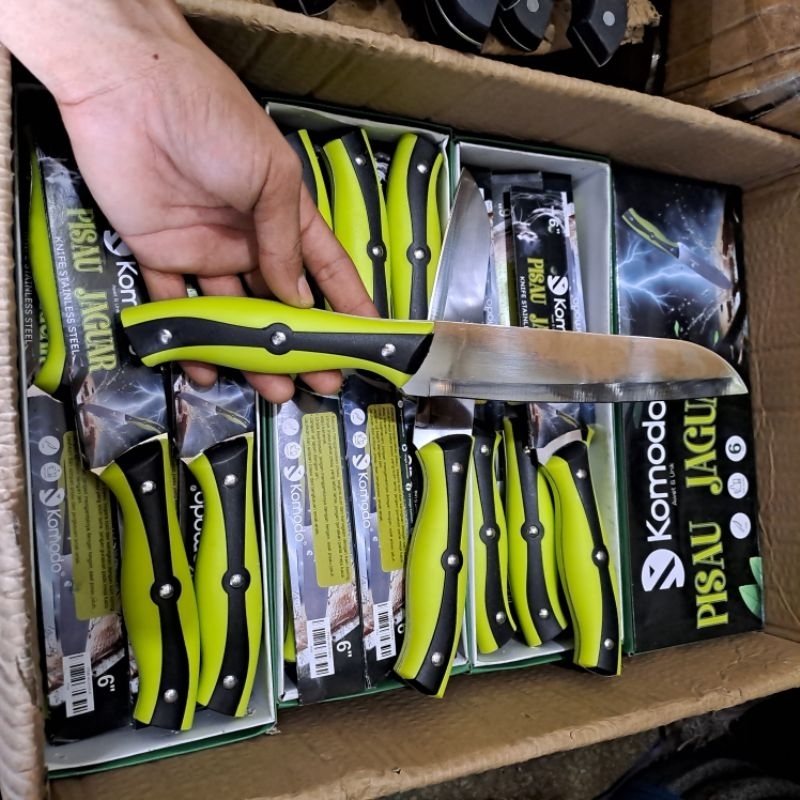 KOMODO PISAU STAINLESS JAGUAR NO.6 INC • PISAU BUAH STAINLESS STEEL KOMODO JAGUAR