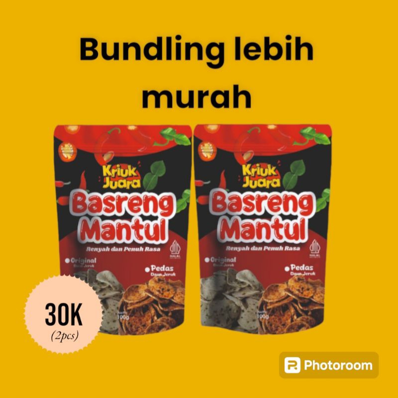 

KRIUK JUARA (BUNDLING 2pcs) | BASRENG PREMIUM 100gram