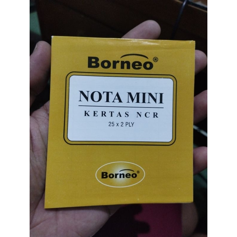 

NOTA MINI BORNEO ORIGINAL - NOTA TULIS