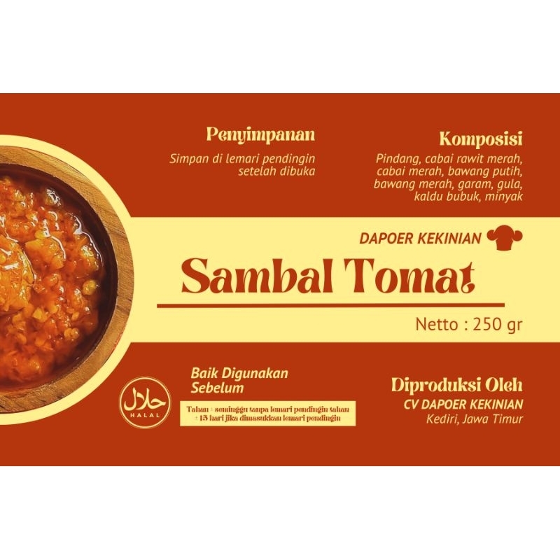 

Open PO Sambel Tomat