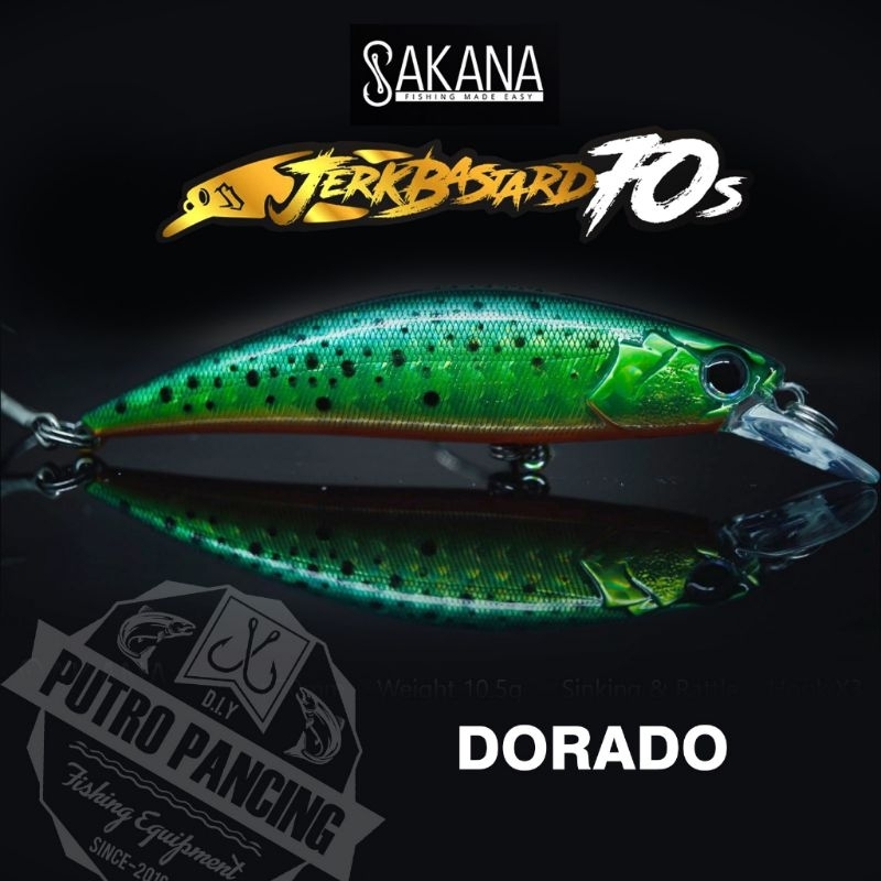 MINOW JERKBASTARD 70S BY SAKANA FISHING LURE