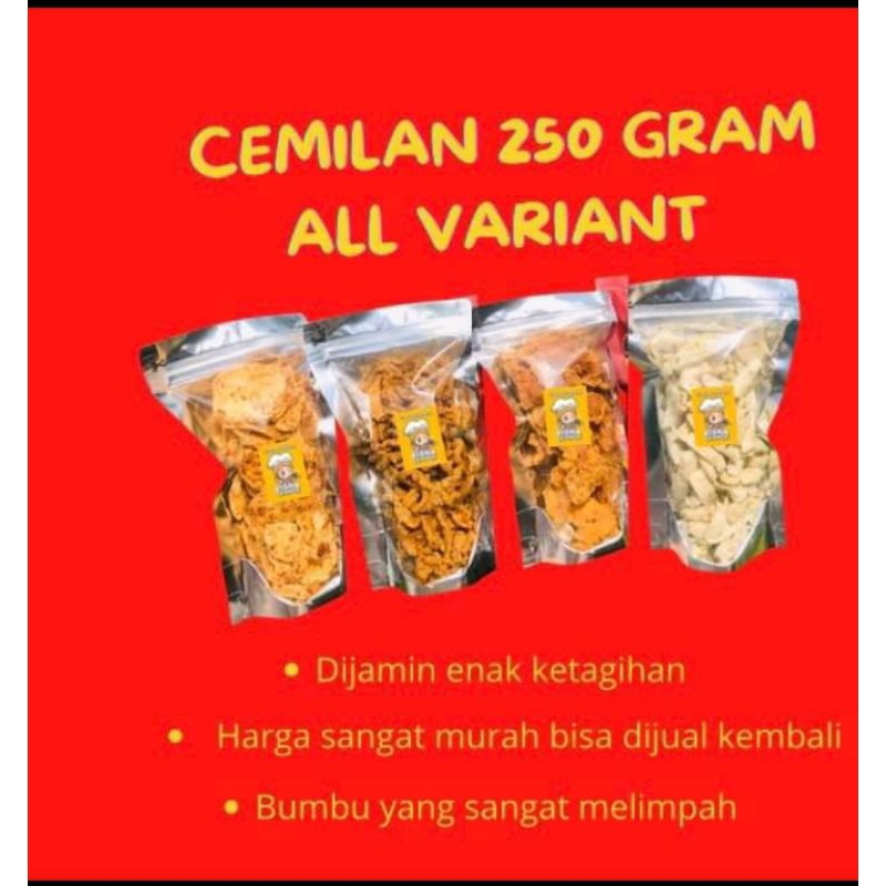 

CEMILAN 250 GRAM KEMASAN POLOS