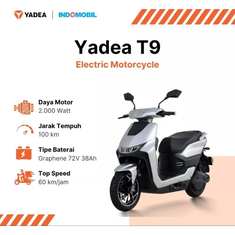 MOTOR LISTRIK SUBSIDI YADEA T9 MEREK NO.1 DI DUNIA AREA MAKASSAR