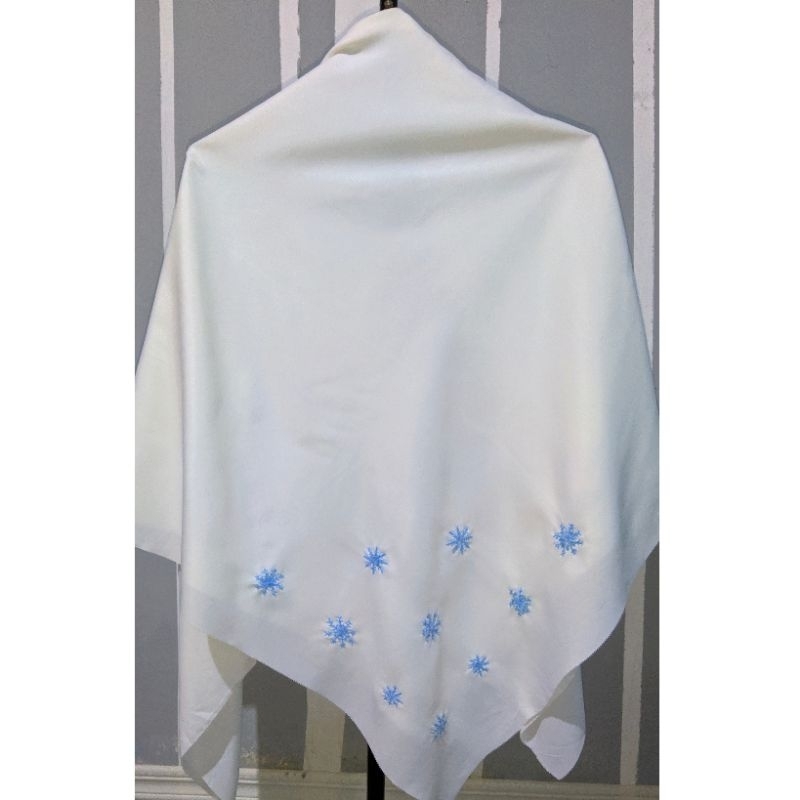 Hijjab motif bunga segi empat | Hijab motif bunga kecil | hijab motif bunga sakura | hijab sulam seg
