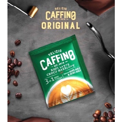 

Caffino Latte Choco Hazelnut - Renteng 10 sachet *20g