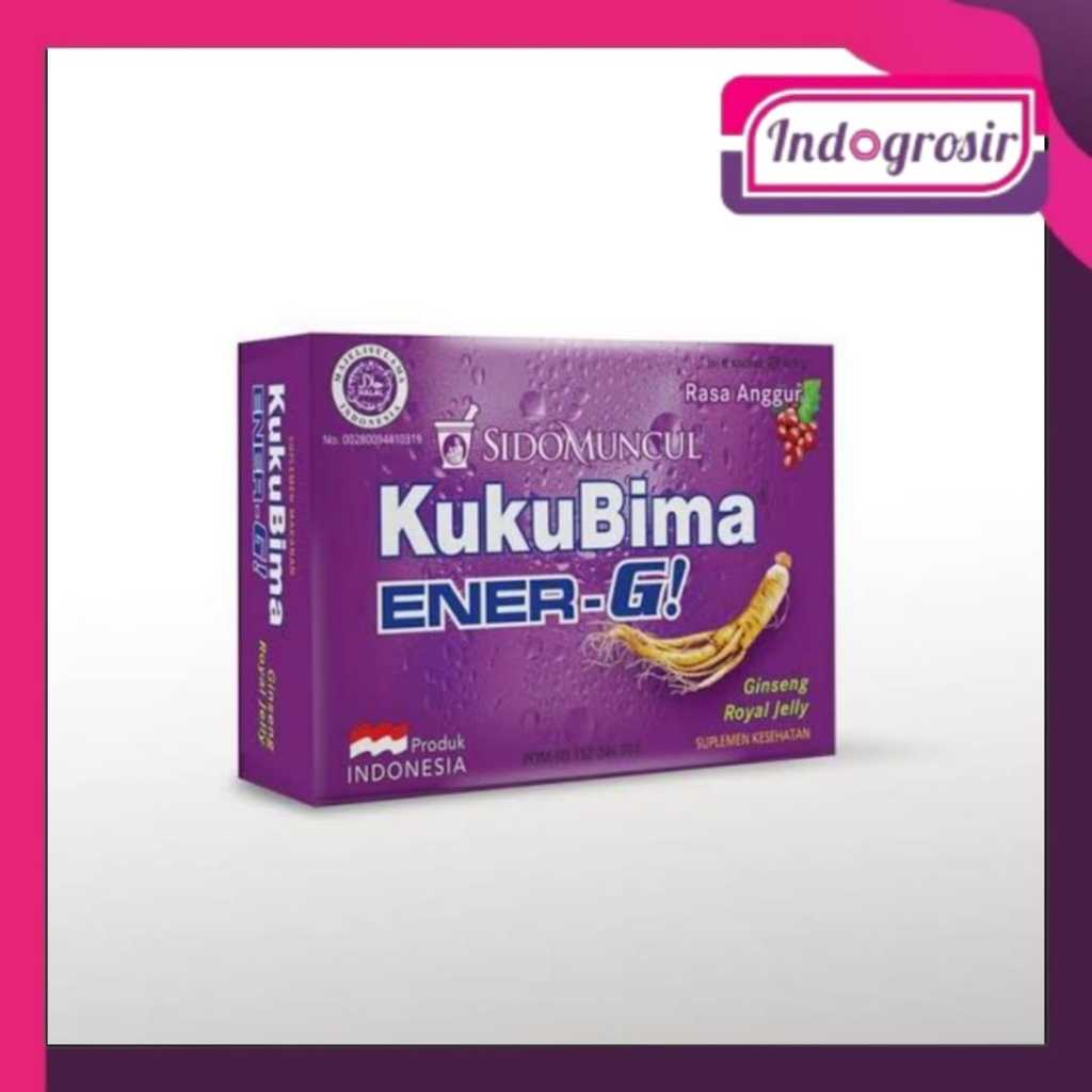 

KUKUBIMA ANGGUR SIDO MUNCUL 1 PACK ISI 6 PCS/KUKUBIMA ENER-G/PROMO