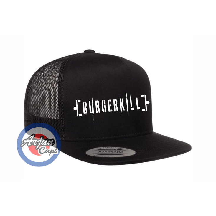Topi snapback jaring Trasher Ungu / Topi snapback burgerkill / Topi Band / Topi distro / Topi Snapba