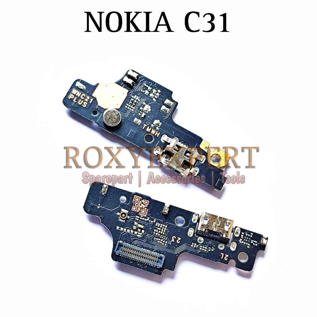 Konektor Cas Nokia C31 Pcb Charger Papan Usb Mic
