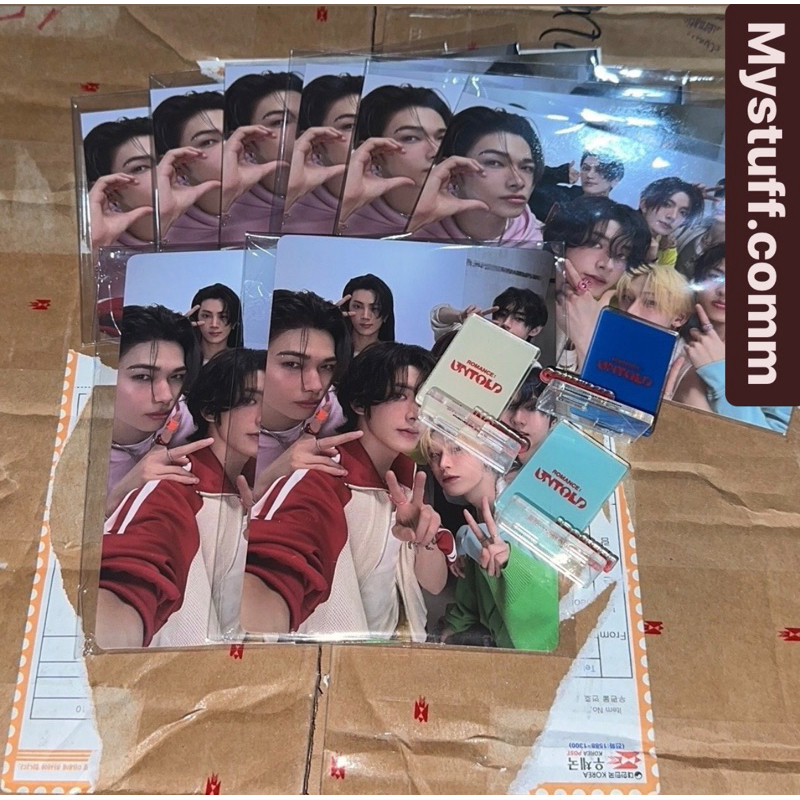 ENHYPEN UNTOLD:ROMANCE Sharing Postcard photo frame pc stand POB Lucky draw