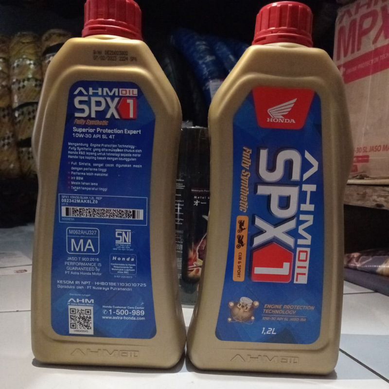 Oli motor honda AHM oil spx1 1,2Liter original