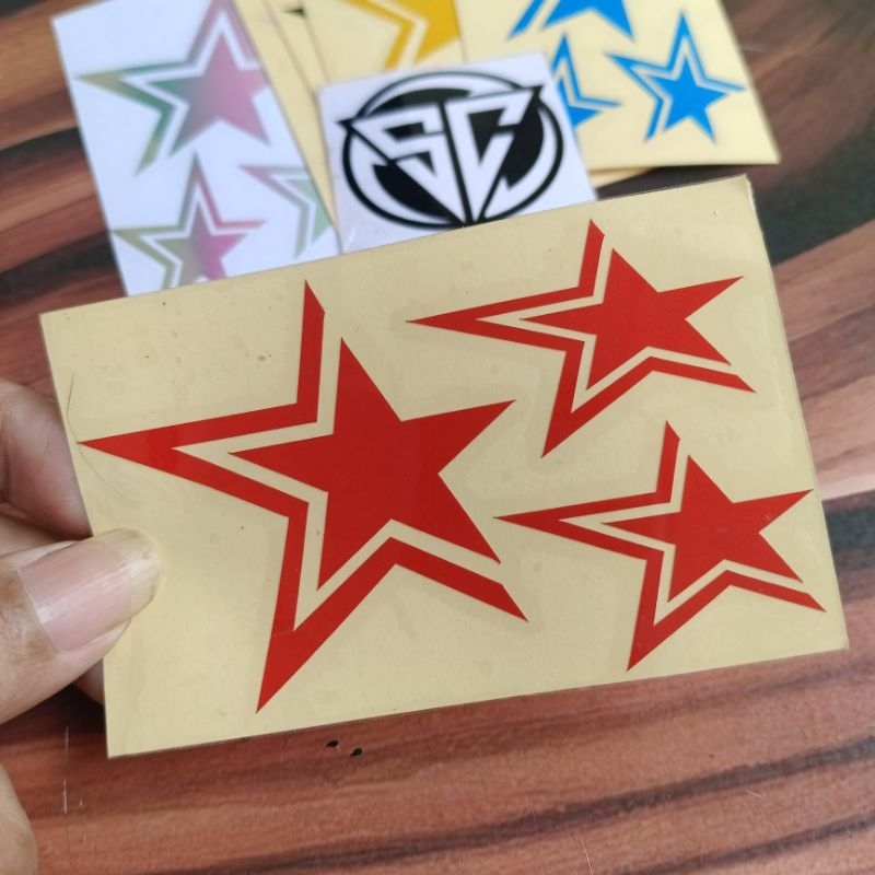 

STIKER CUTTING BINTANG ISI 3