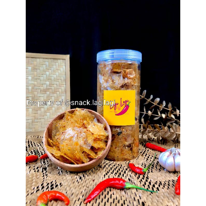 

Keripik Kaca Pedas Daun Jeruk