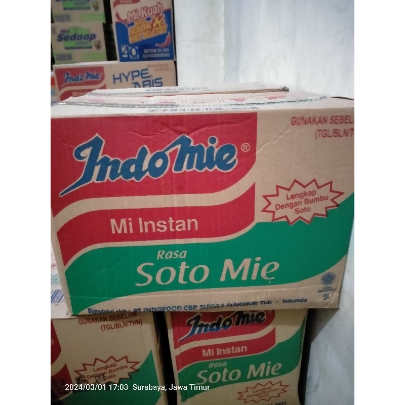 

INDOMIE SOTO MIE ISI 40 BUNGKUS ,PER DOS