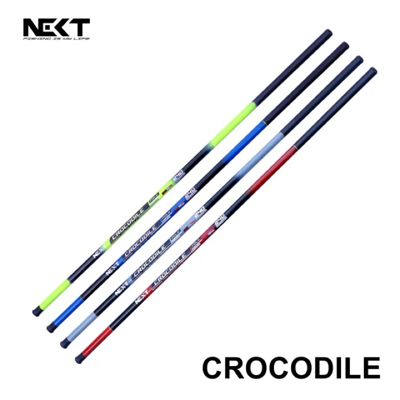 Joran Tegek Fiber Lentur Next Crocodile 180-450