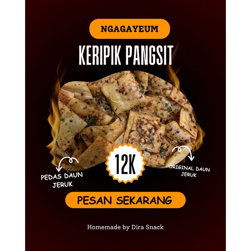 

kERIPIK PANGSIT PEDAS DAUN JERUK / ORIGINAL DAUN JERUK 250gr