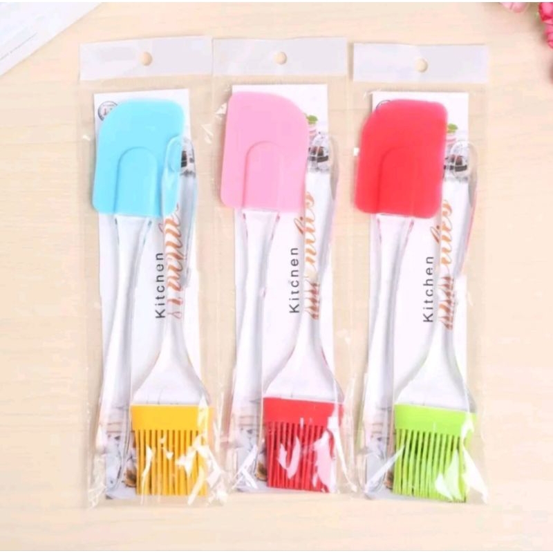 KUAS SPATULA SILICON SET