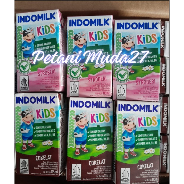 

[ 1karton ] Indomilk Kids 115 ml Untuk Kesegaran Anak