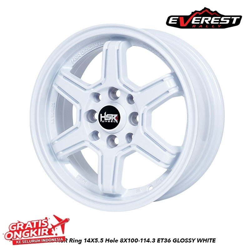 VELG RACING HSR MINAS RING 14 BAUT 4 UNTUK MOBIL XENIA, KARIMUN