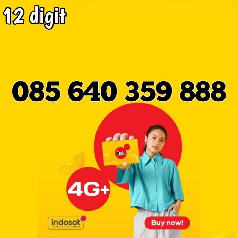 Nomer cantik Indosat 85 640 359 888