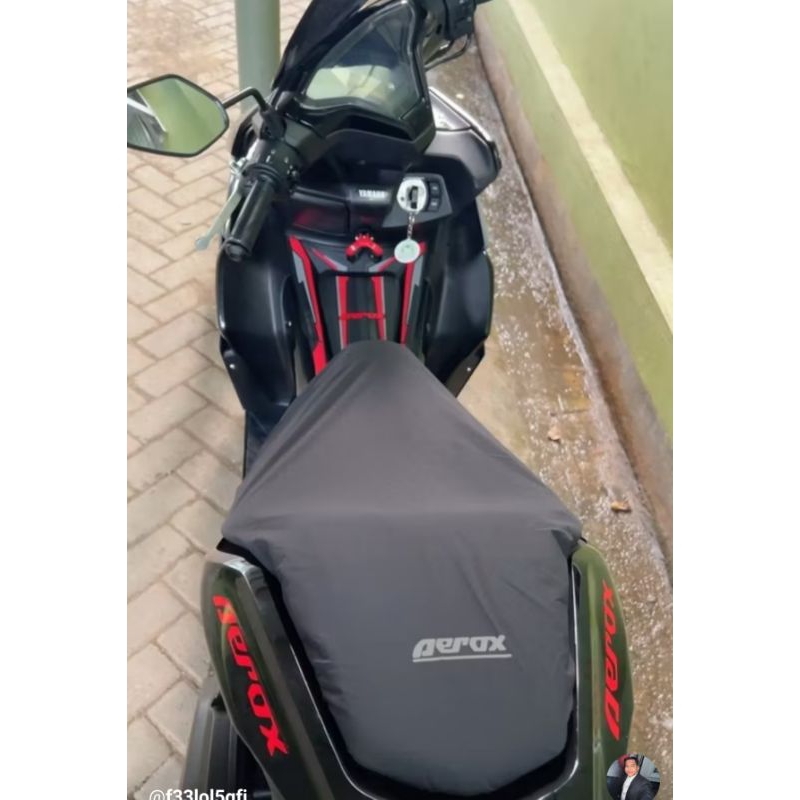 Sarung jok / Cover Jok Motor Yamaha AEROX Anti Air dan Cakar Kucing Taslan Asli