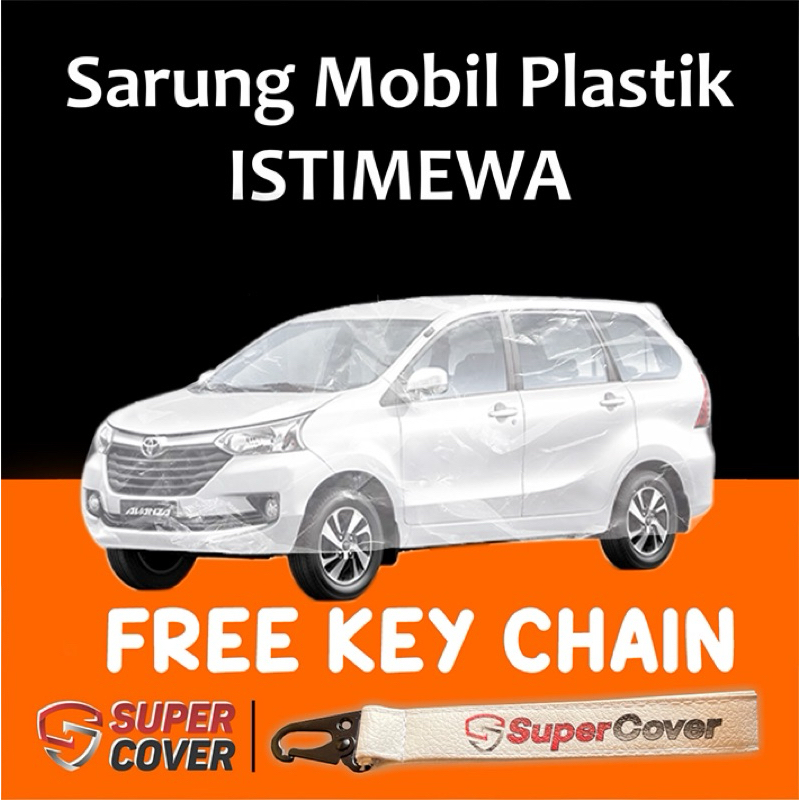 sarung mobil avanza transparan cover mobil avanza plastik waterproof