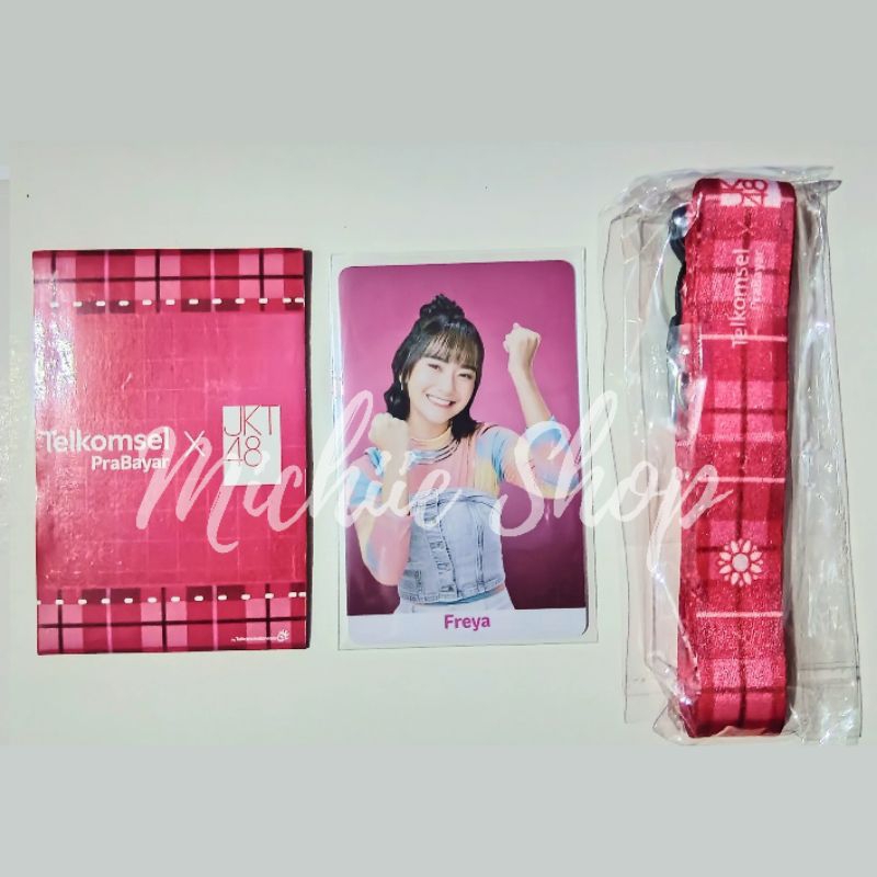 Photocard Freya + Lanyard JKT48 x Telkomsel Official Batch 2 | KuWota JKT48 (Digital Content/Non Kuo