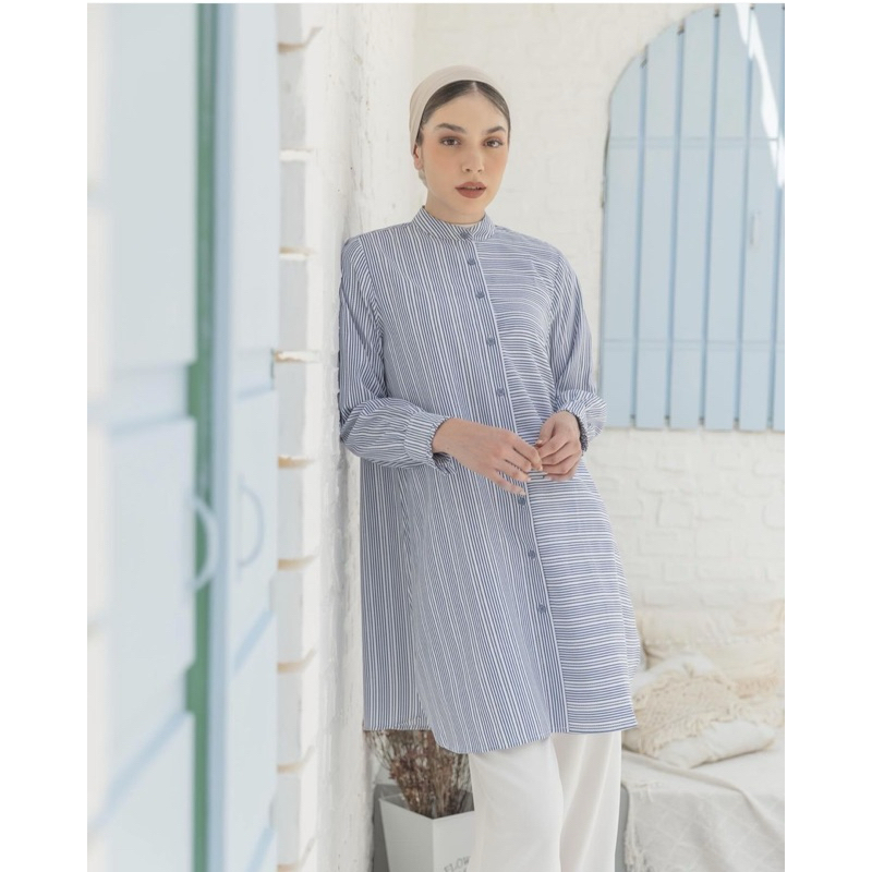 Heaven Lights Aurelie Tunik Navy - S