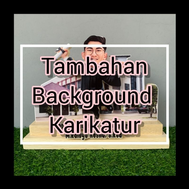 Tamabahan Background Karikatur Kayu