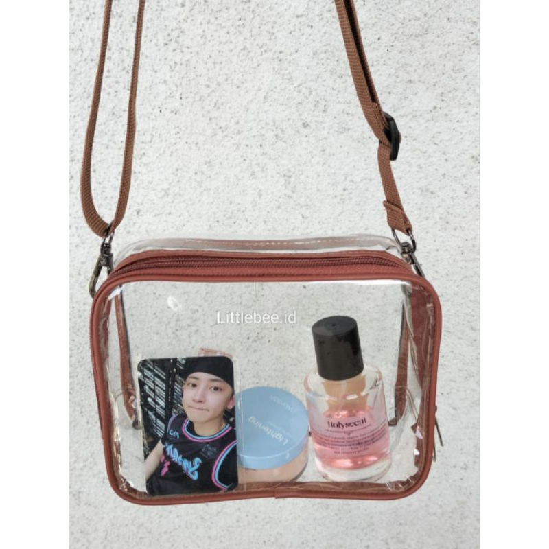 Tas pvc selempang transparan tas konser