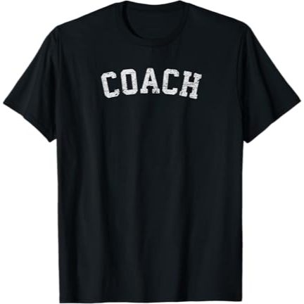Vintage Coach T Shirt / Old Retro Coach's Gift Sports Tee - Baju - Kaos - Baju Kaos - Kaos Unisex - 