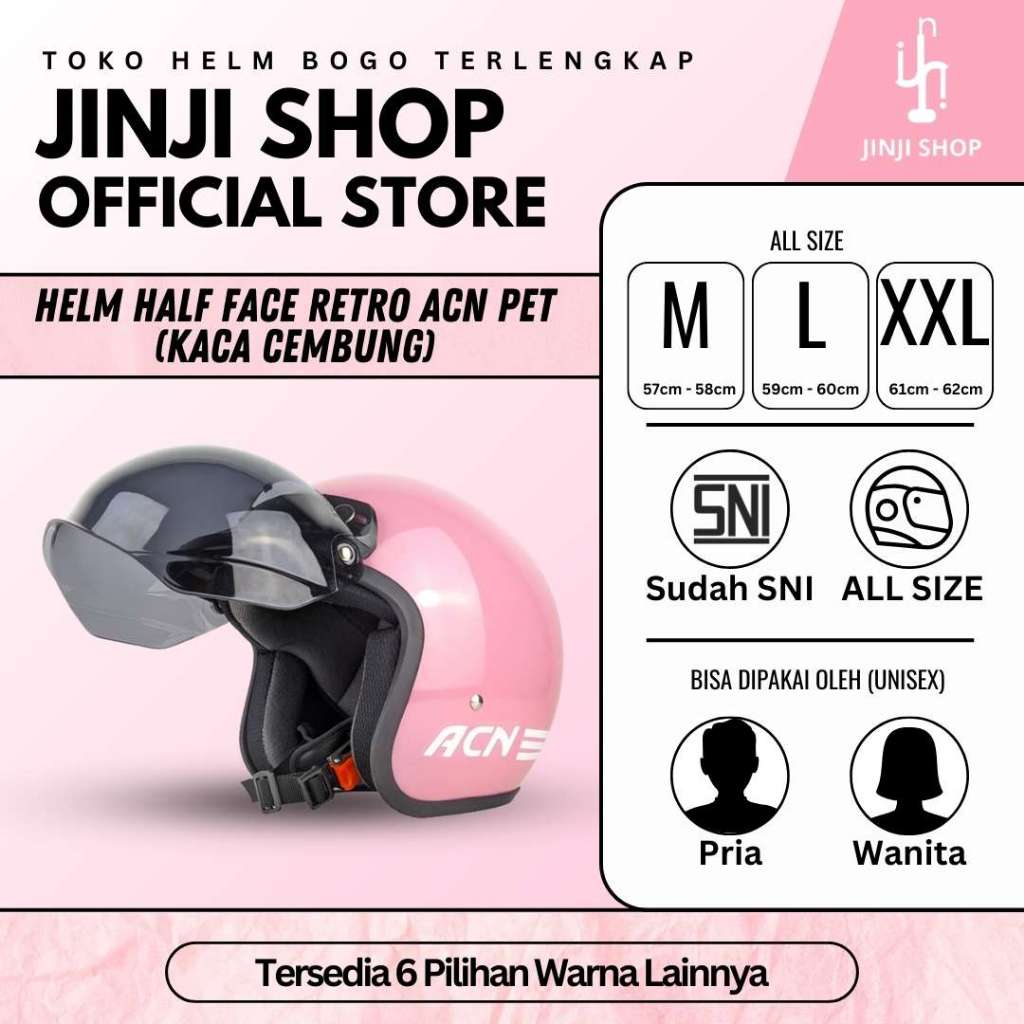 Helm Helem Bogo Retro Vintage Classic Klasik Premium Rider Riders Remaja Dewasa Unisex Pria Cowok Co