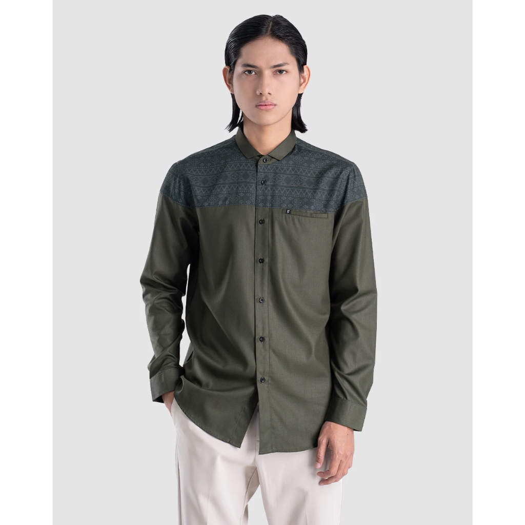 Fadkhera Eldar Baju Kemeja Koko Modern Fadkhera
