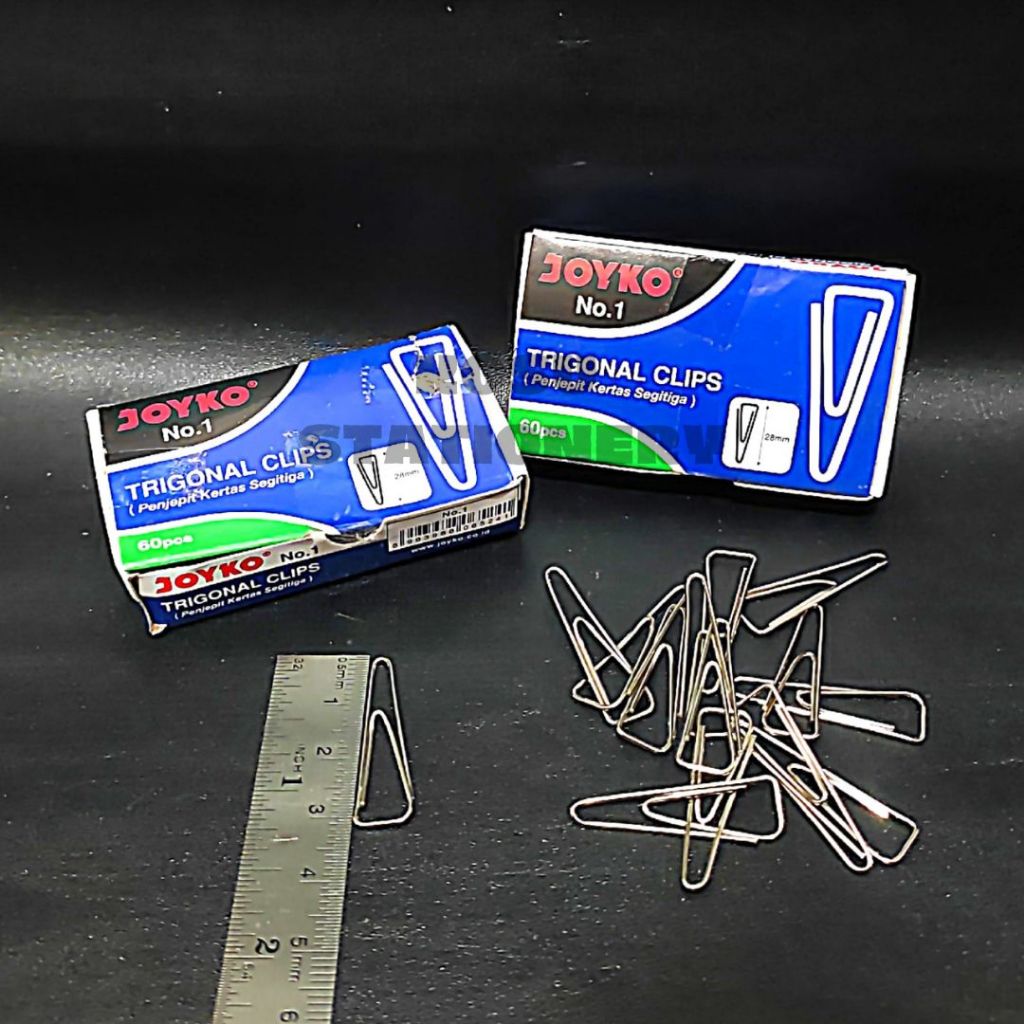 

KLIP KERTAS / PENJEPIT KERTAS / PAPER CLIP / TRIGONAL CLIP JOYKO NO. 1