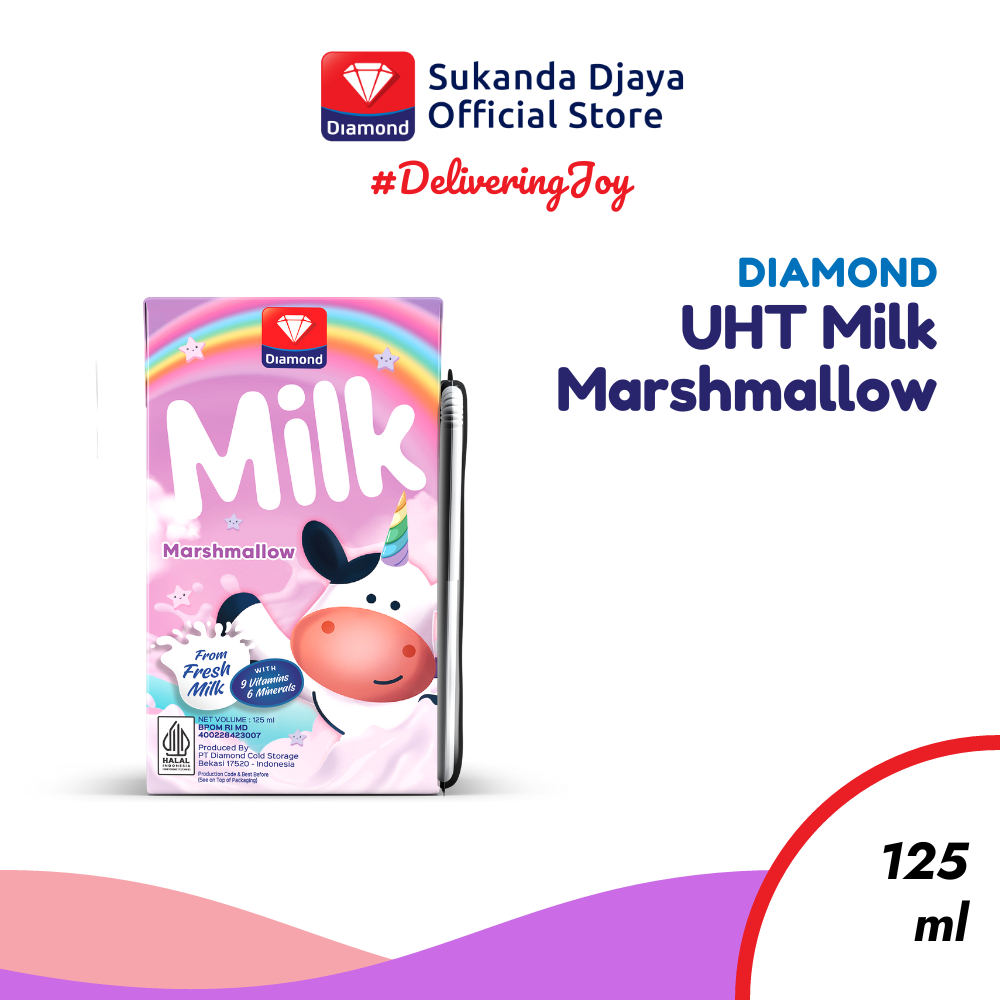 

Diamond Milk Susu UHT Marshmallow 125 ML
