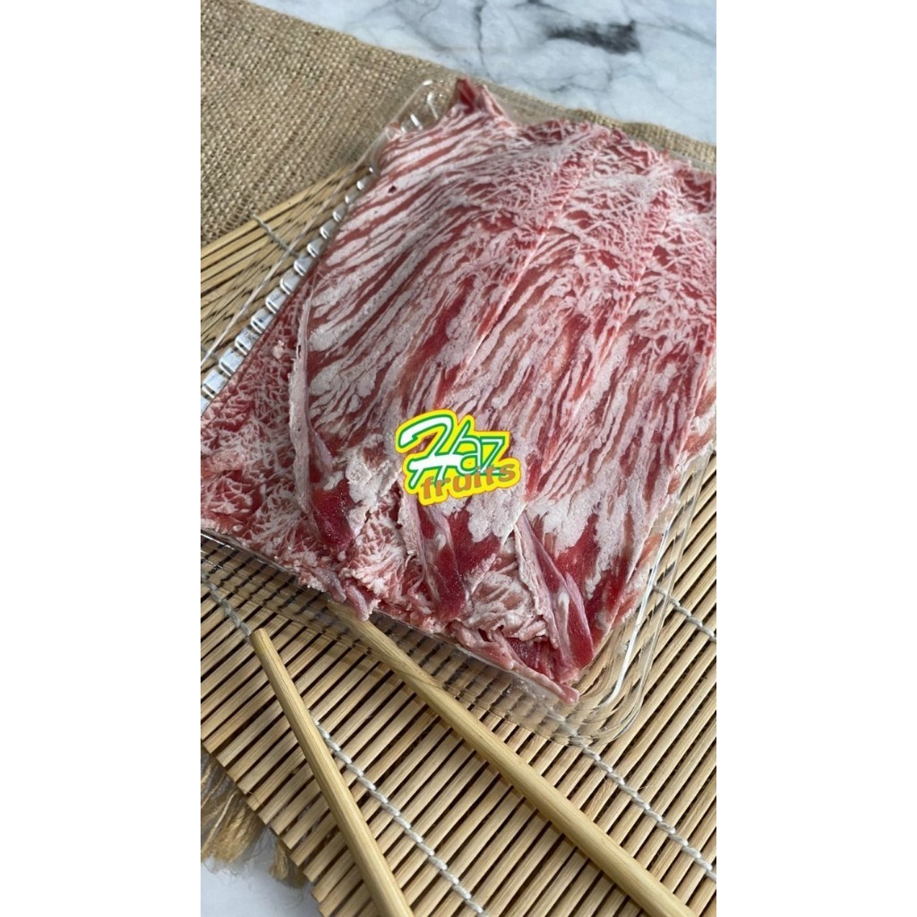 

Daging Import Slice / Wagyu Meltique Slice - 200 Gram