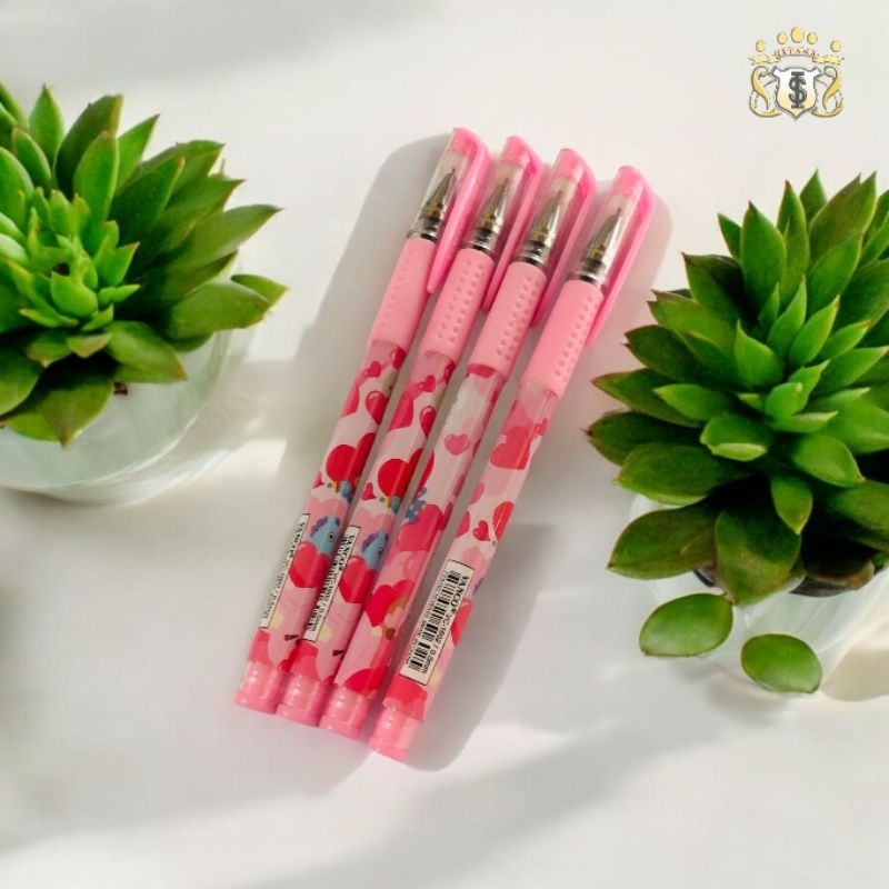 Bolpoin Gel / Pen Gel / Pulpen Gel Vanco motif kartun lucu