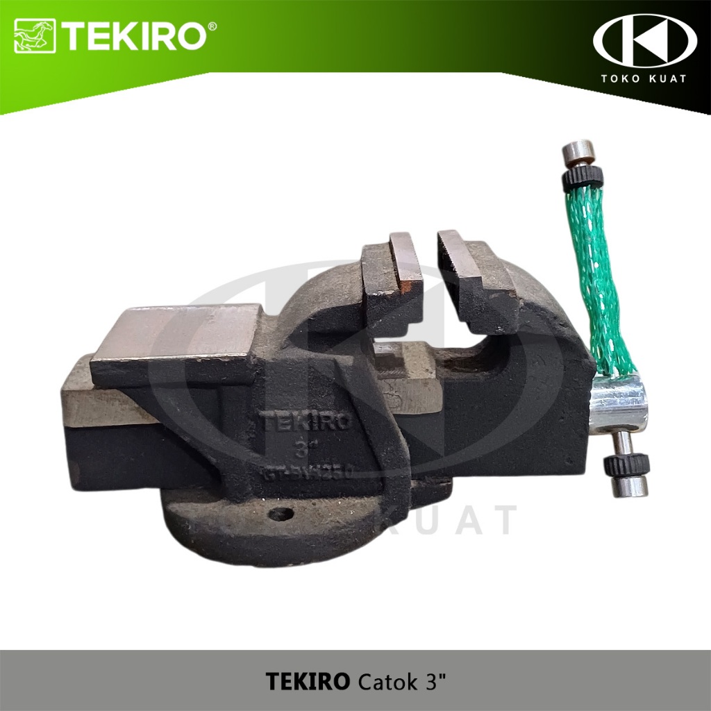Catok 3" TEKIRO Ragum Besi Penjepit Bench Vise