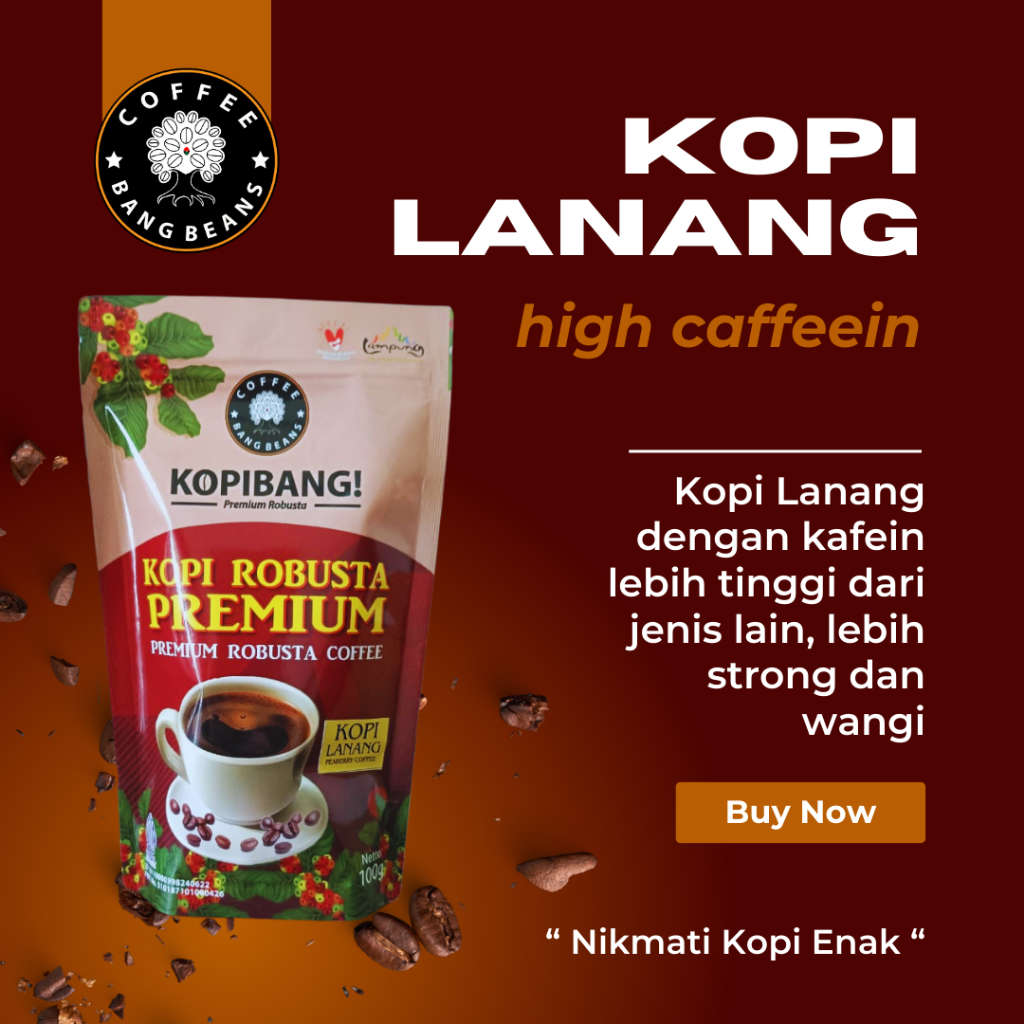 

KOPI LANANG ROBUSTA ASLI LAMPUNG TANPA CAMPURAN PEABERY COFFEE