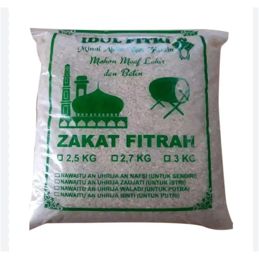 

Beras Zakat Fitrah 2,5kg / 3,5Liter Beras Cianjur / Beras Pasar Kualitas Super