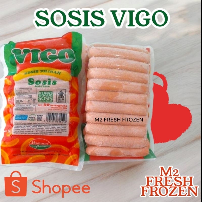 

Sosis Vigo Sapi 660g isi 30pcs