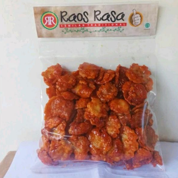 

Snack/Cemilan Raos Rasa Emping Manis Pedas 150 gram