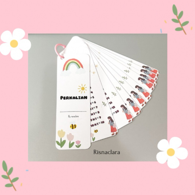 Flash card Perkalian / flashcard perkalian / Kartu perkalian