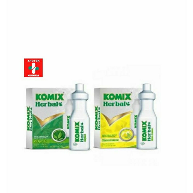 KOMIX HERBAL BOX ISI 4 TUBE, mengobati batuk, melegakan tenggorokan, gatal tenggorokan, mengeluarkan